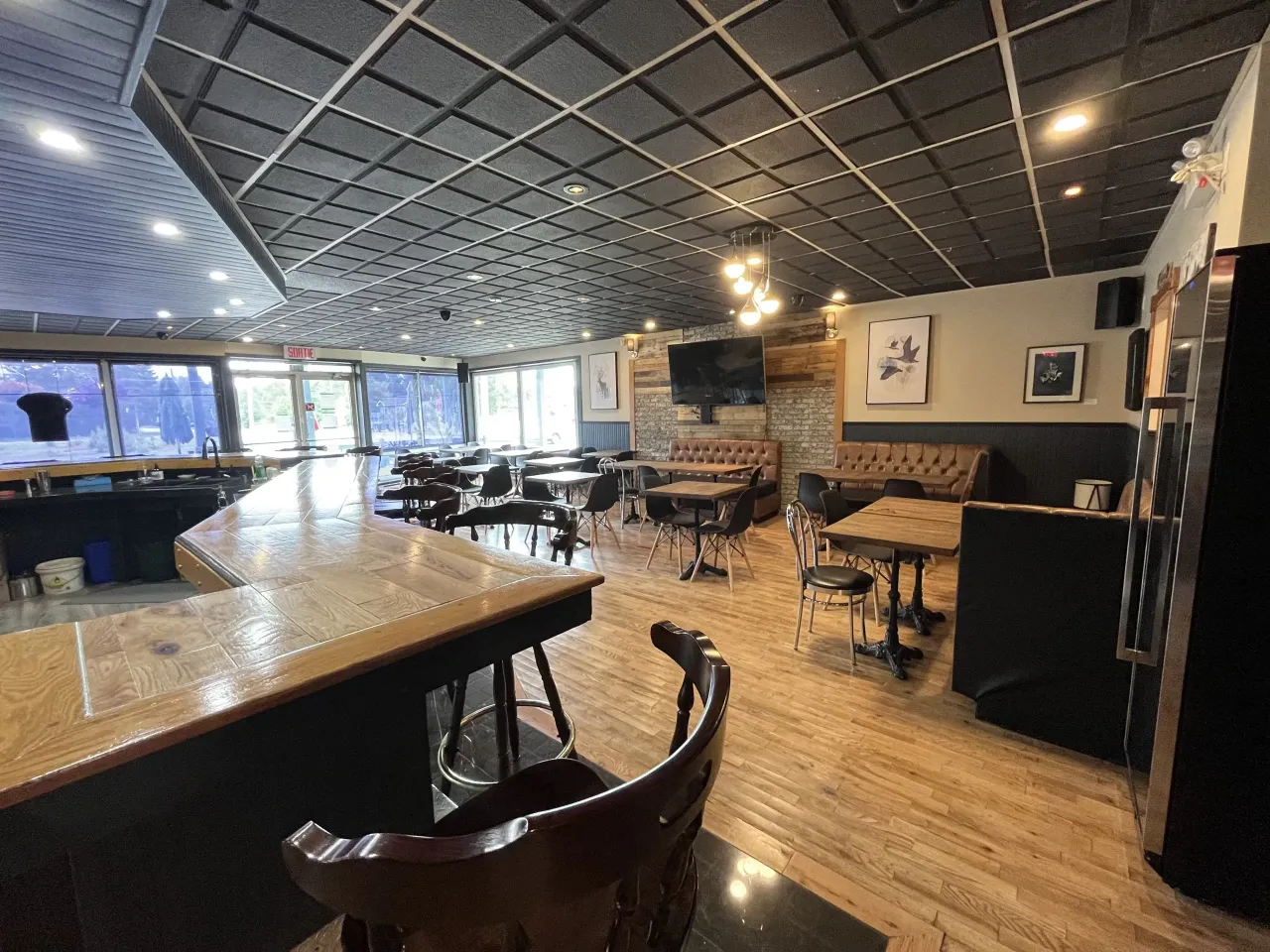 Vue d'ensemble du bistro