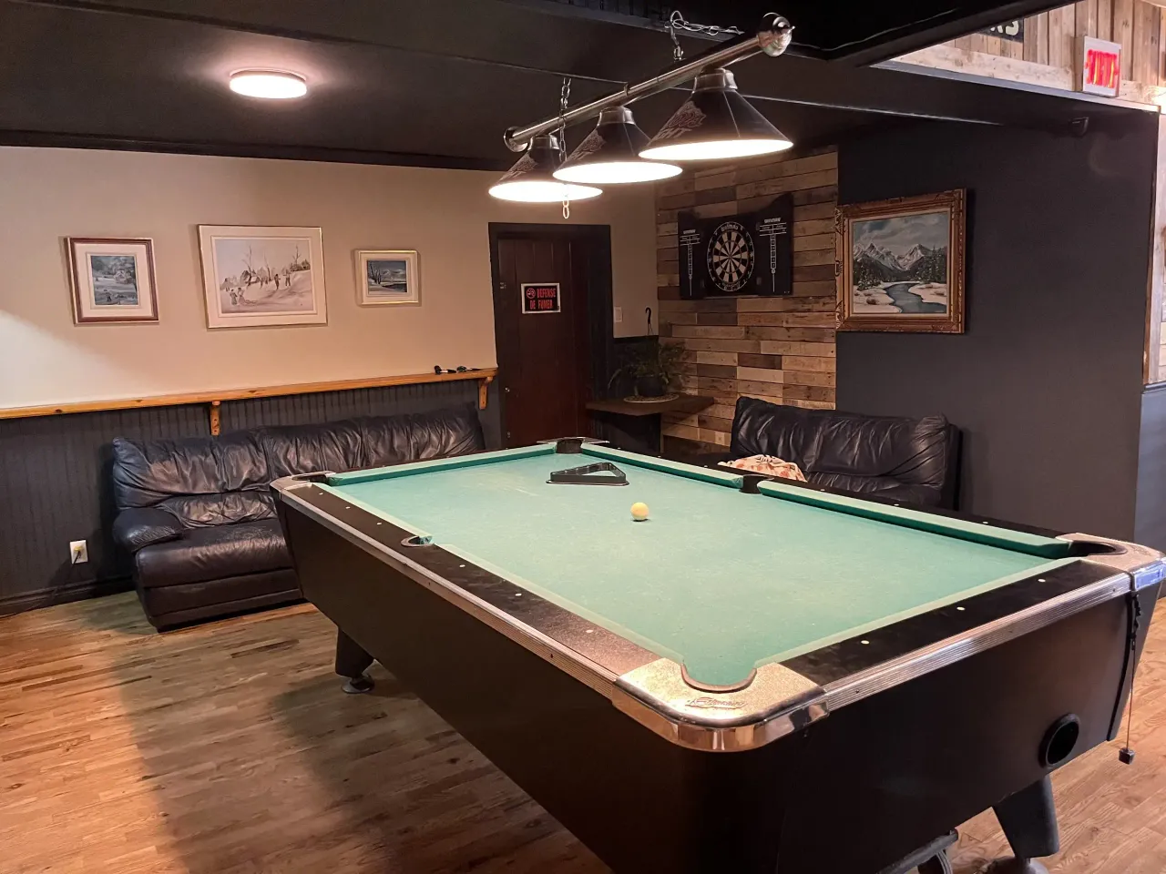 Zone billard et dards